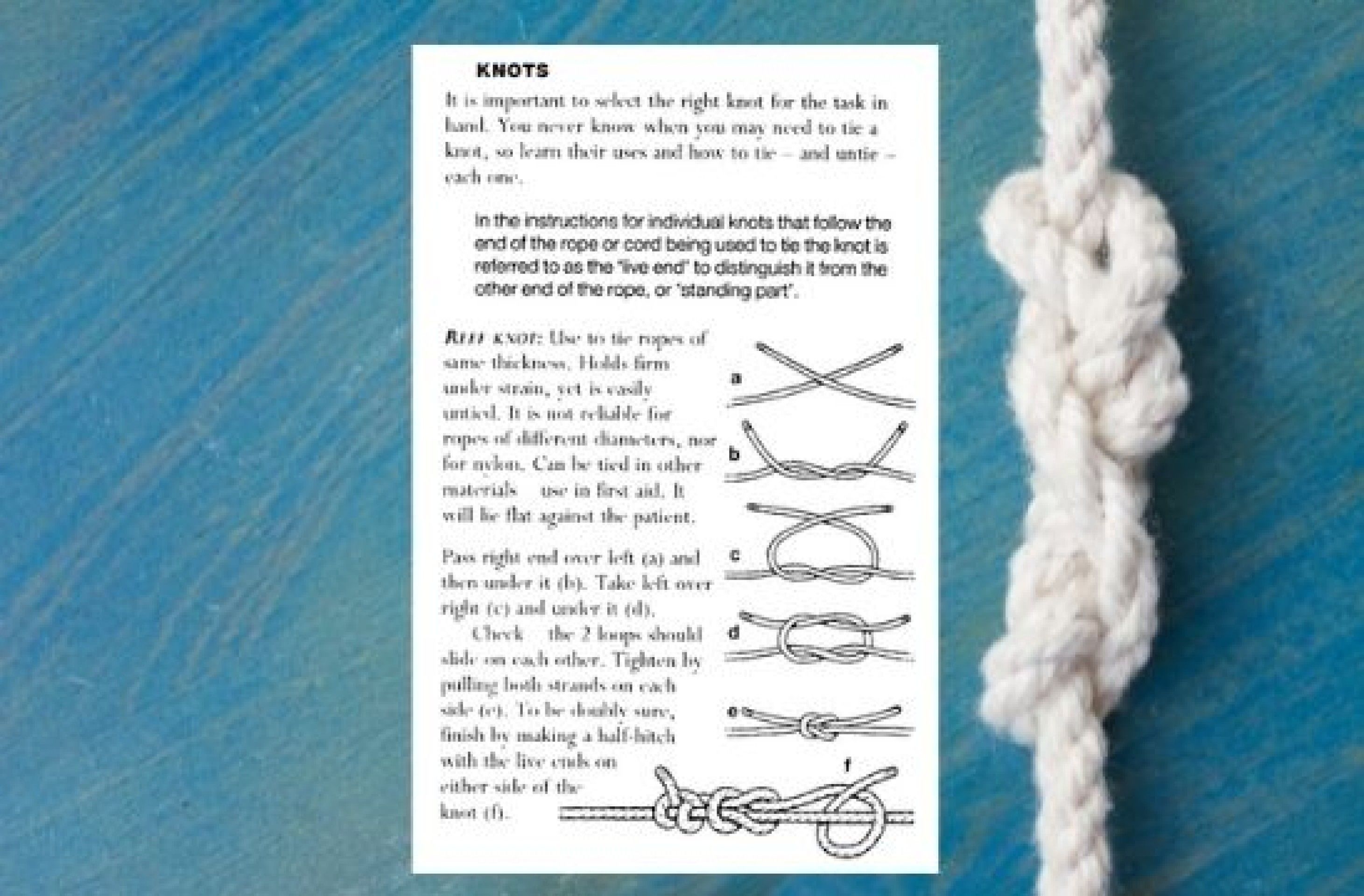 Ropes, Knots, and Lashings